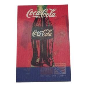 1994 FIFA World Cup USA Soccer Coca-Cola 3" Lenticular Plastic Pin Official VTG